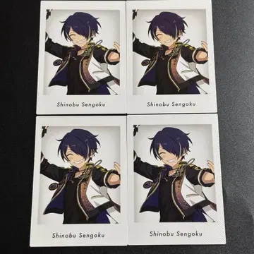 앙스타 10주년 전시회 특전 팟샤츠 센고쿠 시노부 4장