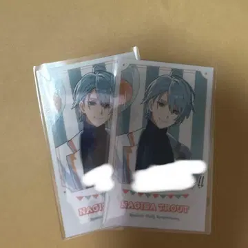 나기사 트라웃 half Anniversary 폴라로이드풍 카드 레어 2장