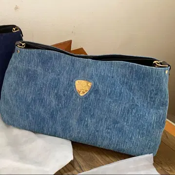 ATAO 데님 블루 숄더백