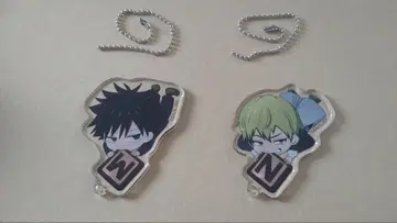 주술회전 아크릴 키링 카프리코 2개 세트 후시구로 메구미 젠인 나오야