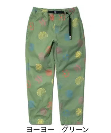 goslowcaravan 캠퍼스 올 패턴 팬츠