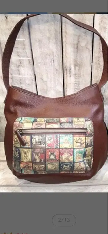 와치필드 다얀 천연 가죽 숄더백 & 증정 백 포함