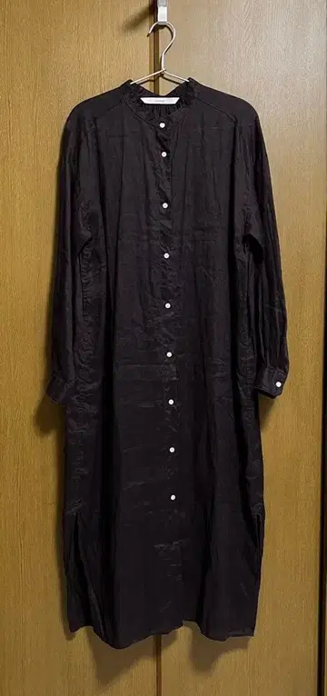 프레임워크 FRAMeWORK 프렌치 린넨 셔츠 롱 원피스