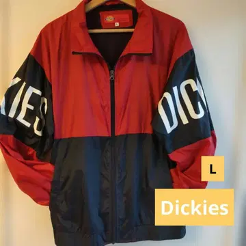 Dickies 나일론 자켓 L 빨간색/블랙