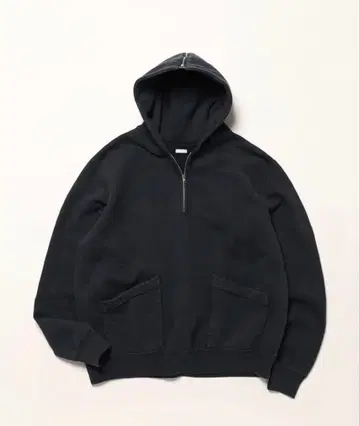 A.PRESSE Vintage Sailor Hood Half Zip