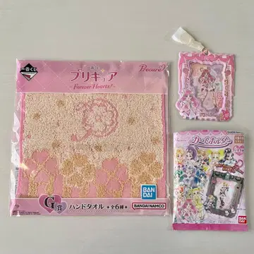 프리큐어 5gogo 제일복권 손수건 큐어 드림 카드 홀더