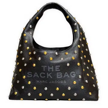 마크제이콥스 스터드 사크백 블랙 대용량 초레어 sack bag