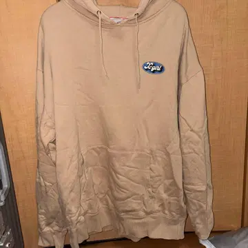 [ 새상품급 ] Xgirl 베이지 로고 후드티 L 사이즈