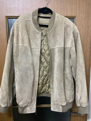 JOHN ASHFORD 스웨이드 봄버 자켓