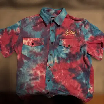 LEFLAH 타이다이 반팔 셔츠