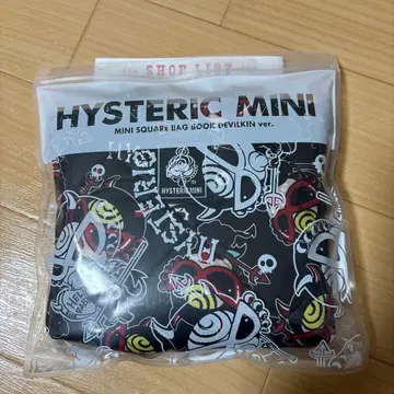 HYSTERIC MINI 미니 스퀘어 백 새상품 히스미니 스티커 포함