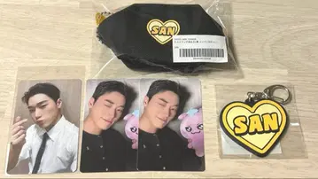 ATEEZ 산 트레이딩 카드 키링 파우치