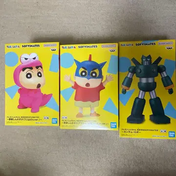 BANDAI SOFIMATES 짱구 피규어 3개 세트