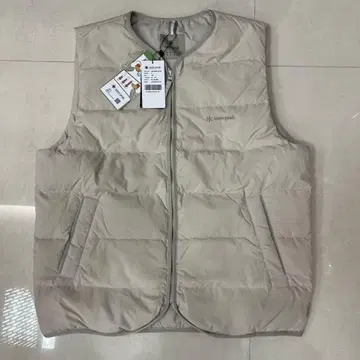 미사용 새상품 스노우피크 한국 한정판 다운 베스트 L 사이즈 베이지