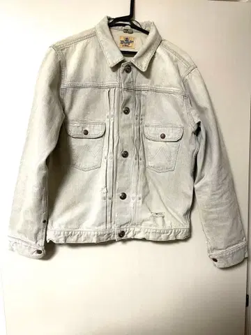 론 허먼 랭글러 그레이 데님 자켓 빈티지