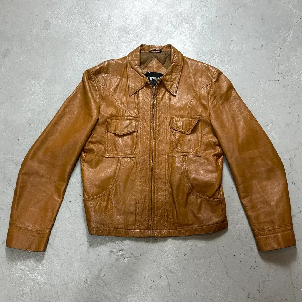 50s~60s vintage Le Corbusier leather jacket on Bunjang 50s~60s vintage Le Corbusier leather jacket on Bunjang