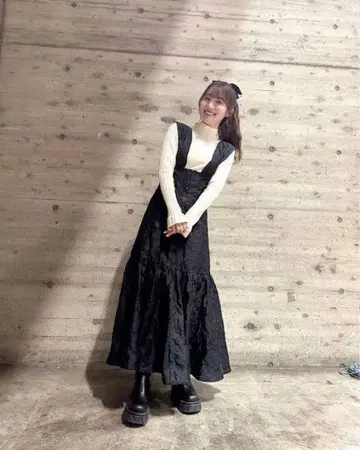 RANDA 란다 머메이드 라인 점퍼 스커트 모리야 레이나