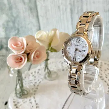 [ 레어 ] SEIKO 루키아 손목시계 1B22-0CS0 전파 솔라 실버