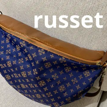 러셋/숄더백/가죽 가방/라운드/일본제