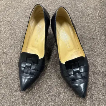 YOSHITO 블랙 스틸레토 하이힐