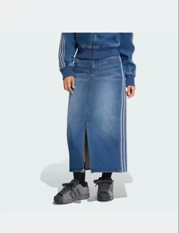 아디다스 데님 스커트 xs