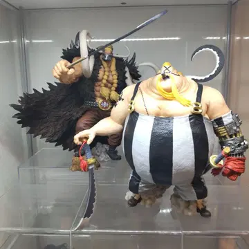 원피스 백수 해적단 대간판 잭 & 킹 제일복권 피규어