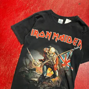 IRON MAIDEN 밴드 티셔츠 블랙 아이언 메이든 에디