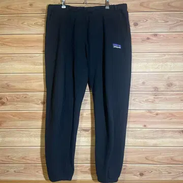 파타고니아 P-6 라벨 맨투맨 조거 팬츠 L 블랙