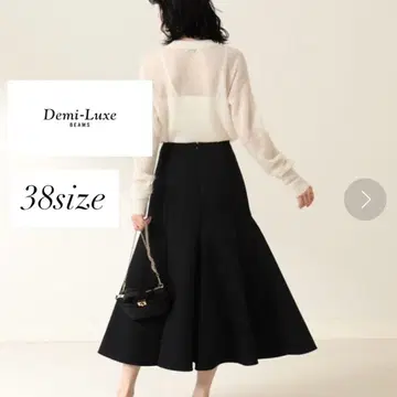 [새상품급] Demi-Luxe BEAMS 서큘러 스커트 38 블랙