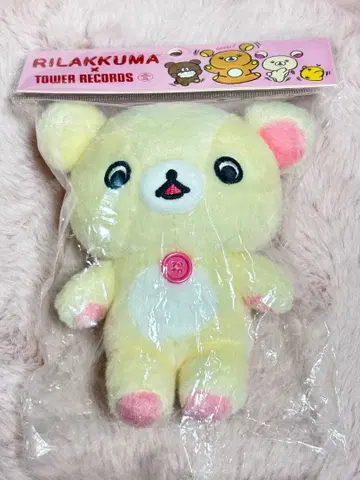 콜라보 깜짝 코리락쿠마 타워 레코드 봉제 인형