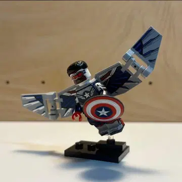 레고 미니 피규어 마블 스튜디오 캡틴 아메리카 팔콘 정품
