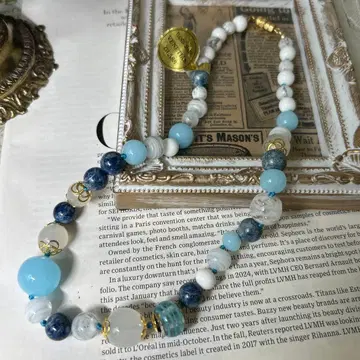 이탈리아제 베네치아 유리 목걸이 915