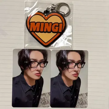 에이티즈 ateez fc 복권 네임 키링 트레이딩 카드 민기