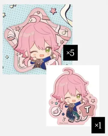 앙스타 With ThanX 히메미야 토리 캔뱃지 스티커 세트