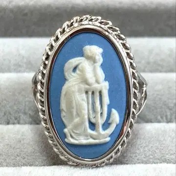 [ 새상품급 ] 웨지우드 재스퍼 빈티지 반지 9호