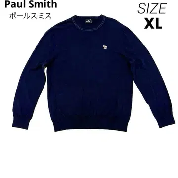 PS Paul Smith 제브라 원포인트 스웨트 셔츠 네이비 XL