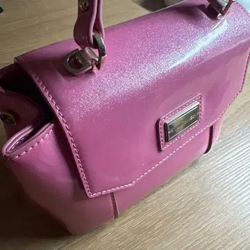 Samantha vega 핑크 광택 핸드&숄더백