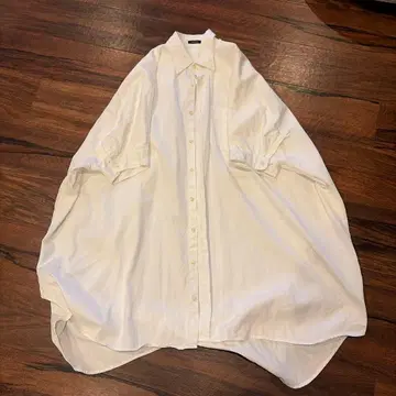 R13 오버 사이즈 화이트 셔츠 반팔