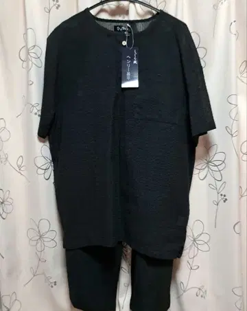 남성용 헨리 진베이 시지라 직조 LL 미사용 택 포함!