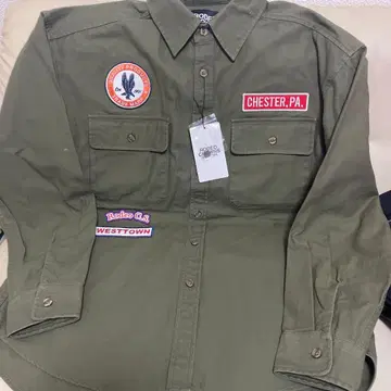 RODEO CROWNS 밀리터리 자켓 올리브 그린