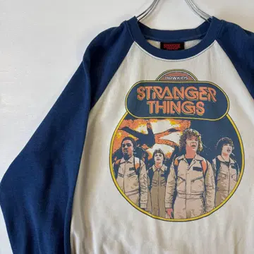 기묘한 이야기 래글런 맨투맨 XL 사이즈 고스트버스터즈 구제 의류