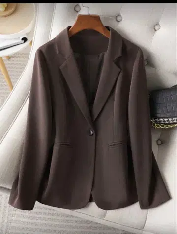 shein 브라운 테일러 자켓