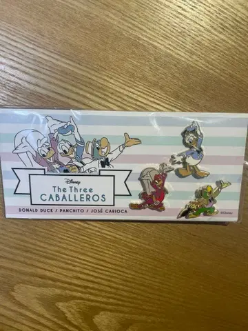 세 명의 기사 디즈니 스토어 핀 배지 세트 도날드 호세 판치토
