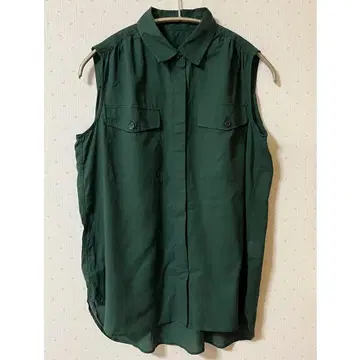 슬리브리스 사파리 셔츠 마르티니크 martinique 그린