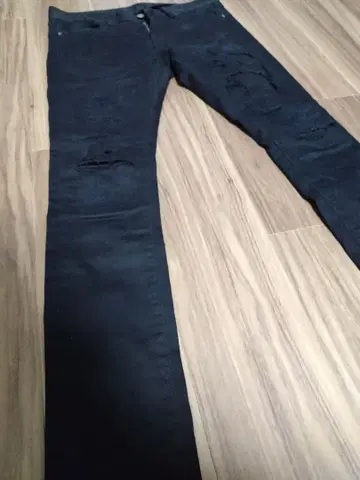 GOSTAR DE FUGA 블랙 데미지 스키니 데님 사이즈 42