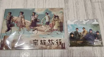 폭풍을 여행하는 전시회 아크릴 스탠드 가족 여행 아크릴 스탠드 마그넷