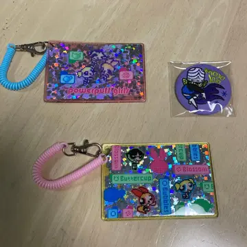 파워퍼프걸 패스 케이스 캔뱃지