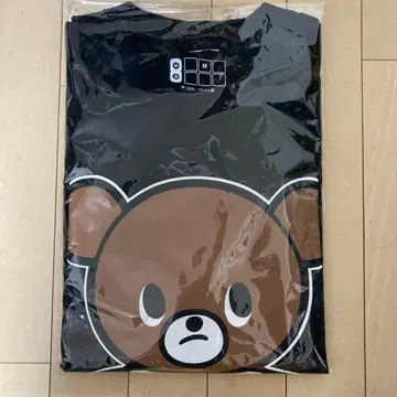 MUTO OFFICE 무토 베어 T셔츠 M 사이즈 블랙 레어