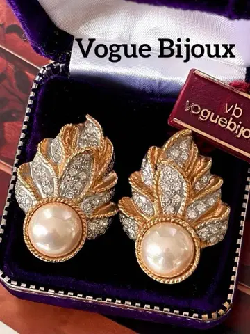레어! Vogue Bijoux 빈티지 귀찌 택 포함 데드스탁 H29