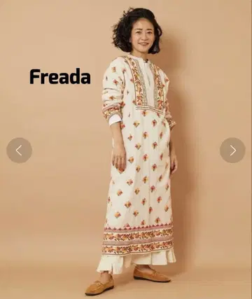 Freada 프리다 인도 자수 카프탄 원피스